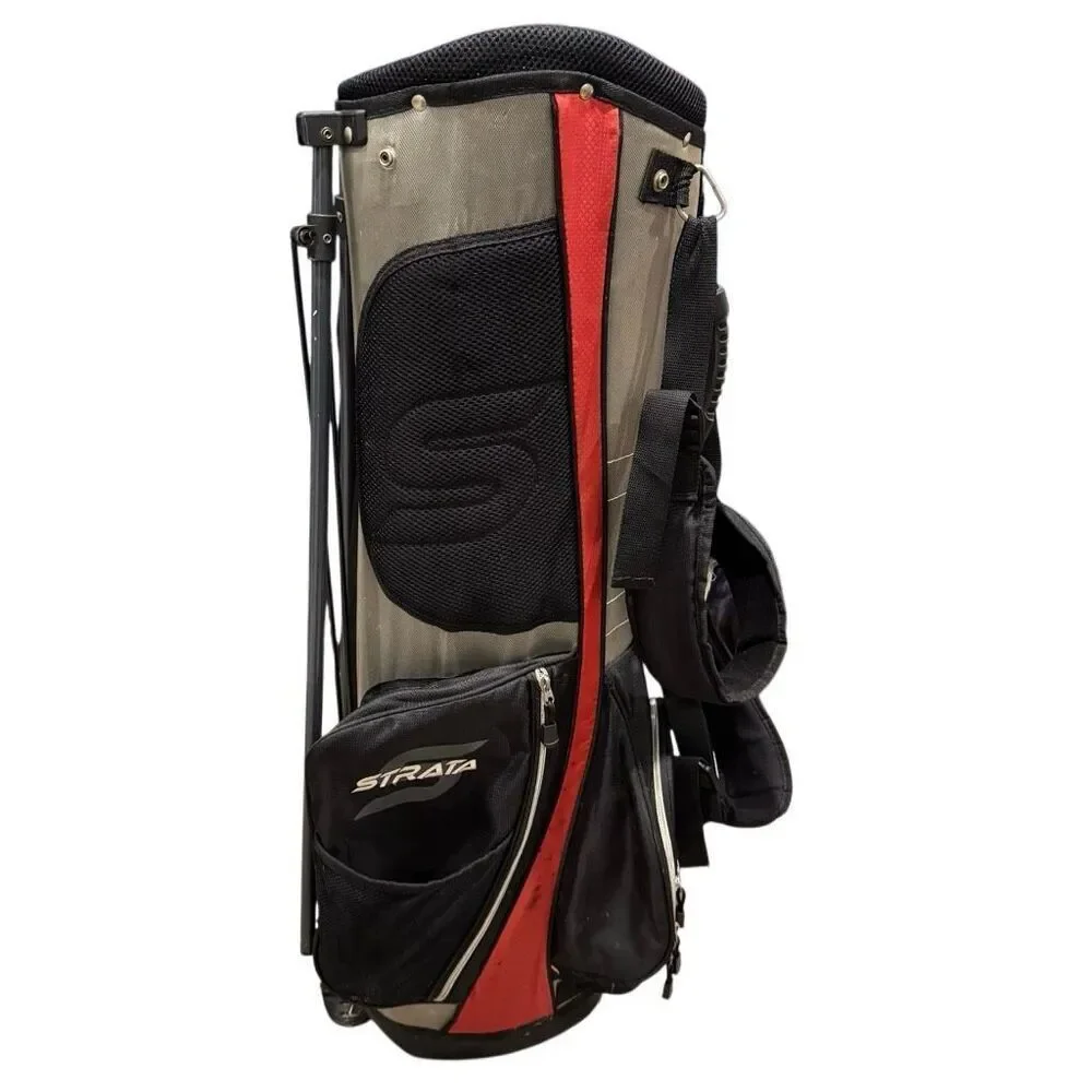 Callaway Strata Golf 5-Way Divider Stand Golf Club Bag 5-Zip Pockets - Picture 3 of 8